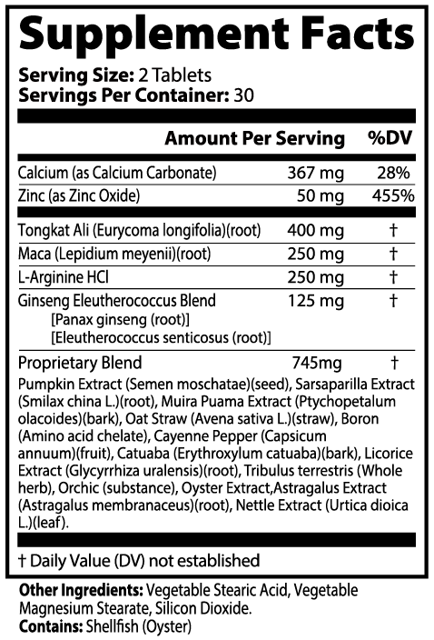 XY Men's Vitality Tablets