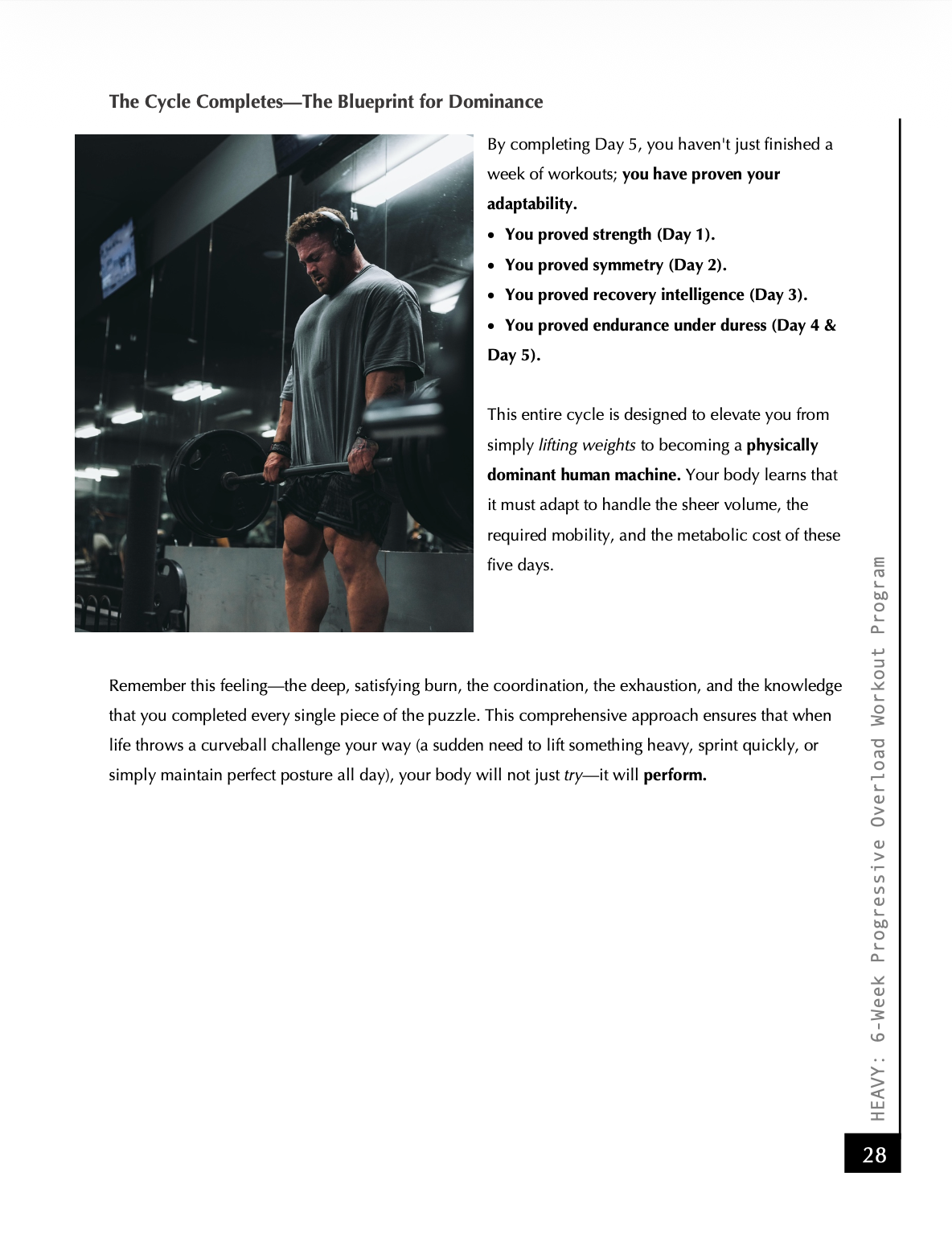 HEAVY: 6-Week Progressive Overload